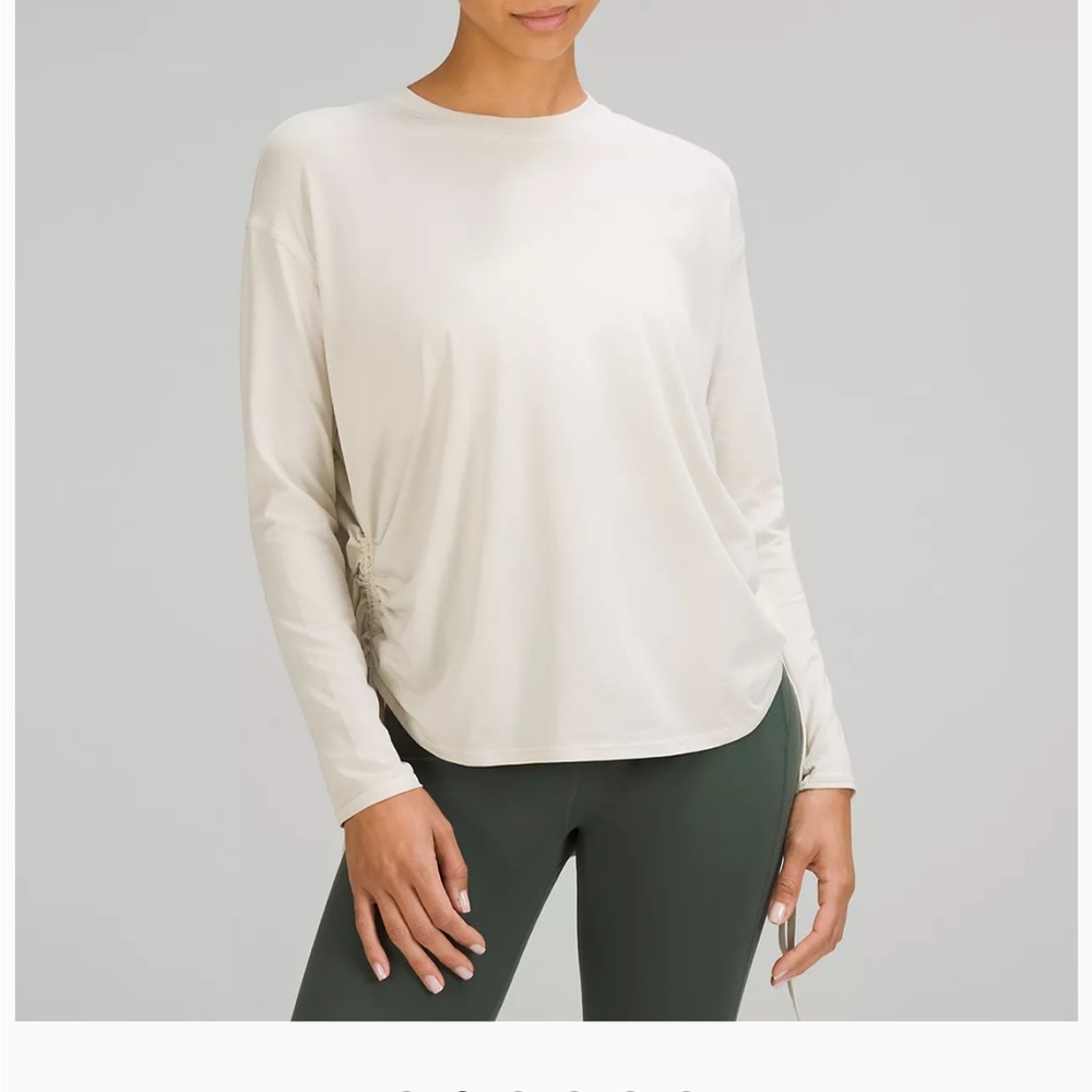 Lululemon side cinch long sleeve